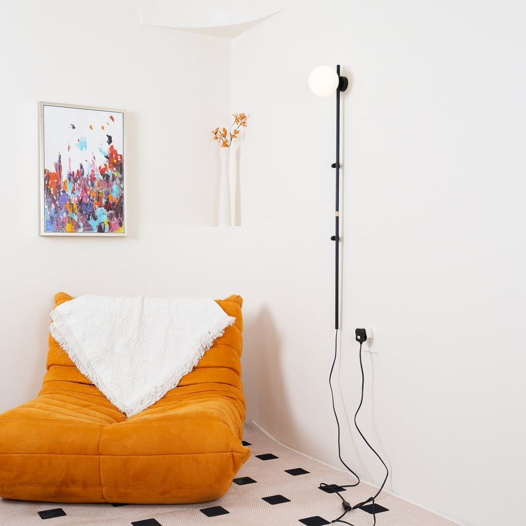 Curaeion Modern Minimalist Plug In Glass Wall Lamp - Neutralighting