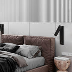 Aare Moderne Minimaliste Chevet USB Noir Luminaire Mural - Neutralighting