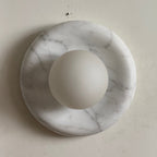 Zoraean Applique Murale Marbre Blanc Élégance Premium - Neutralighting
