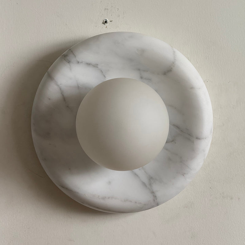 Zoraean Applique Murale Marbre Blanc Élégance Premium - Neutralighting