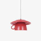 Valentina Moderne Coloré Tasse Céramique LED Suspension Chambre à Coucher - Neutralighting