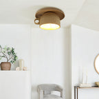 Arisha Moderne Bois Tasse Plafonnier Chambre à Coucher - Neutralighting