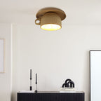 Arisha Moderne Bois Tasse Plafonnier Chambre à Coucher - Neutralighting