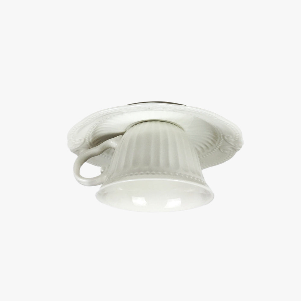 Arisha Britannique Thé Tasse Céramique Plafonnier Salon - Neutralighting