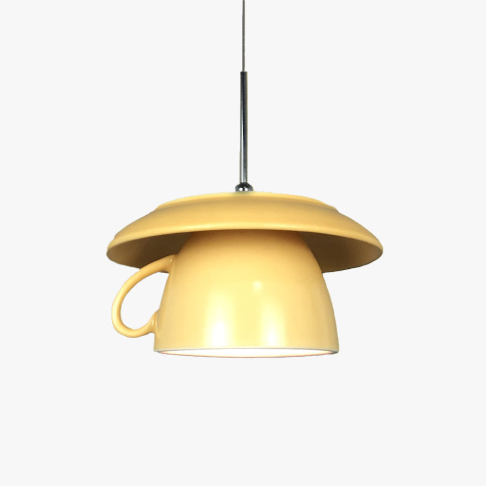 Valentina Pop Art Tasse Céramique LED Suspension Chambre à Coucher - Neutralighting