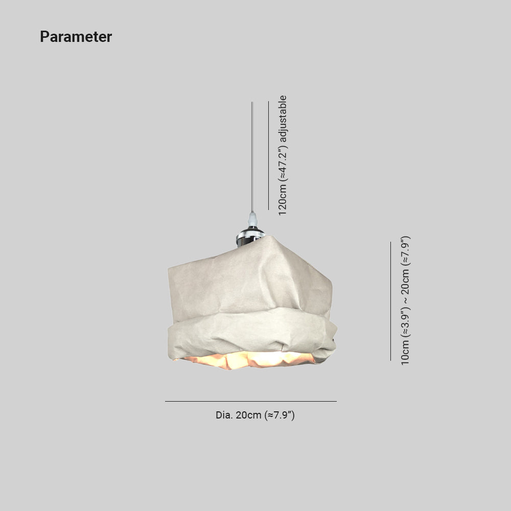 Valentina Millésime Tasse Métal Papier Suspension Salon - Neutralighting