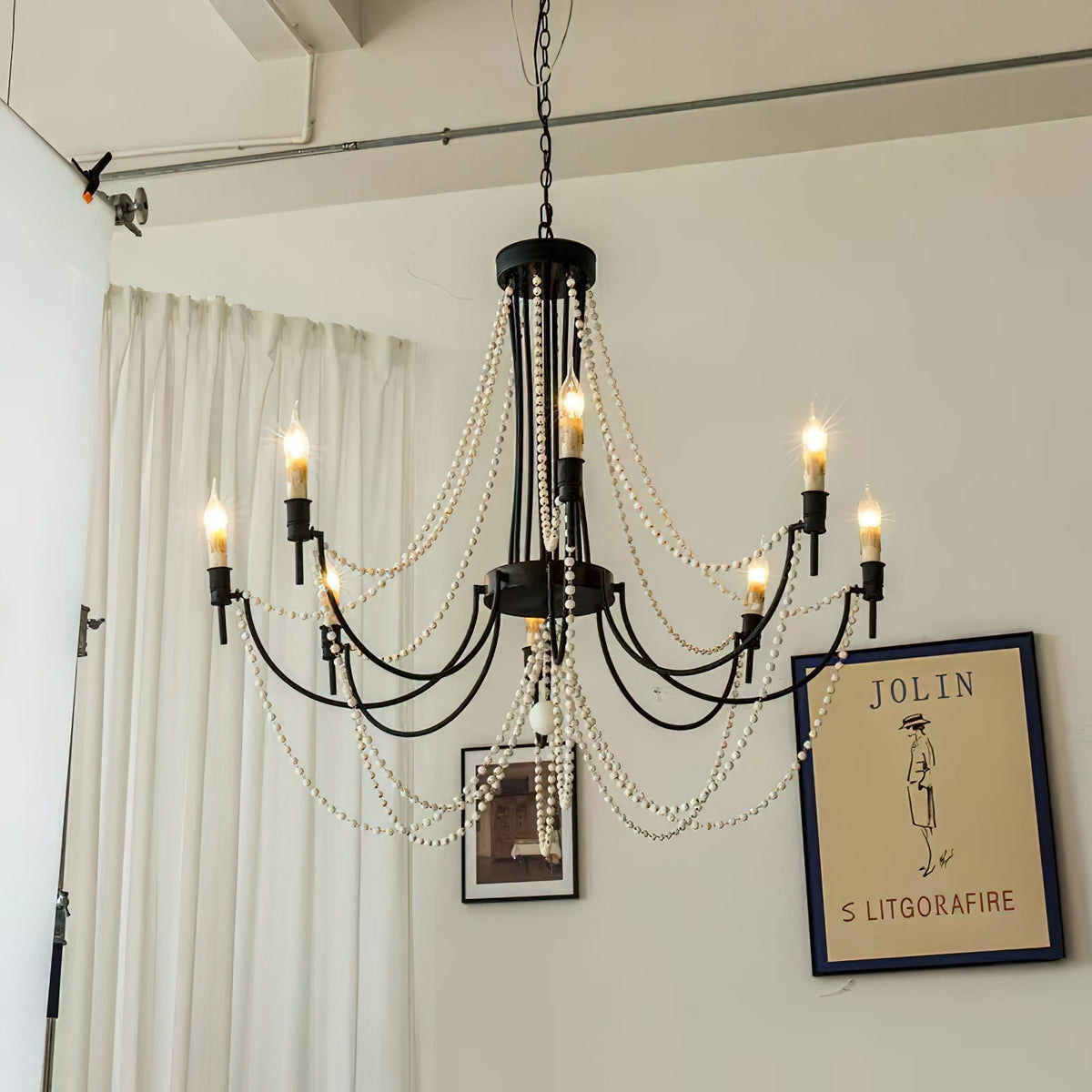 Nyraeyra Lustre Métal Percy Industriel Vintage - Neutralighting