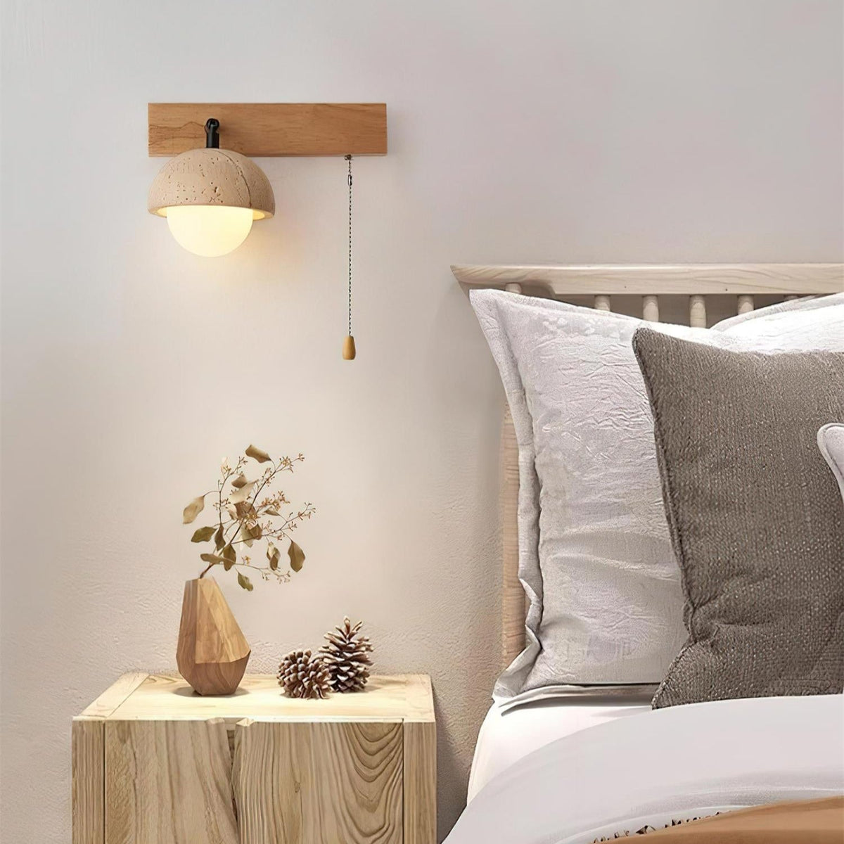 Gevon Applique Murale en Travertin - Neutralighting
