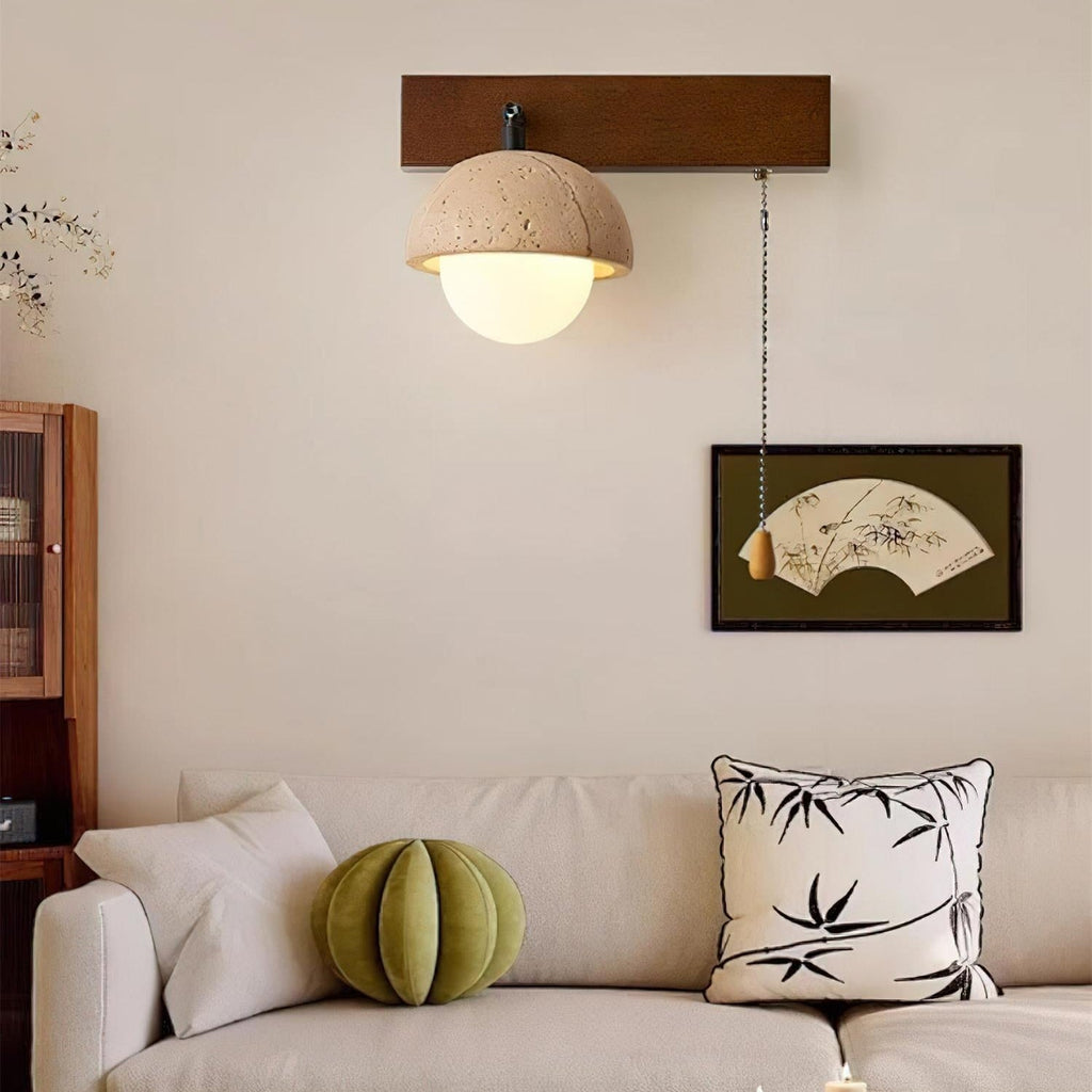 Gevon Applique Murale en Travertin - Neutralighting