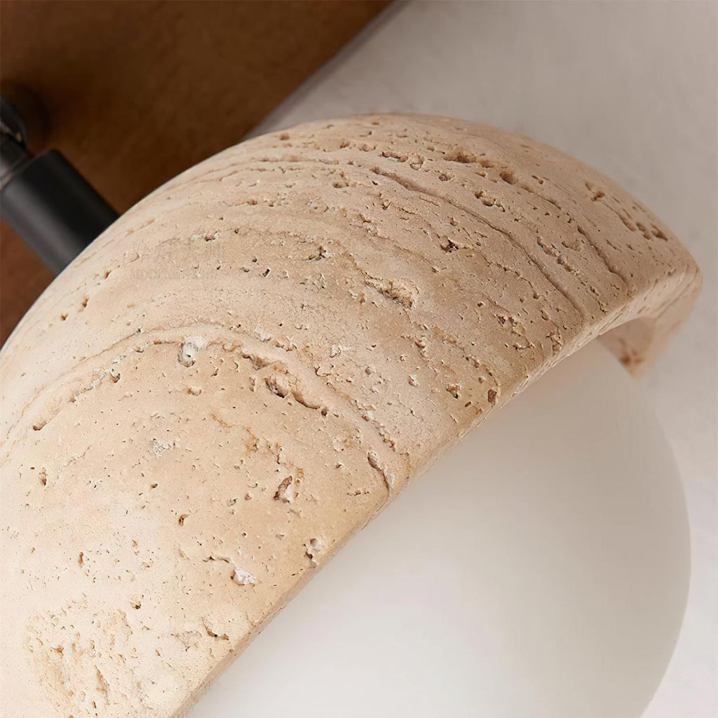 Gevon Applique Murale en Travertin - Neutralighting