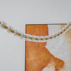 Lustra Chandelier Cristal Doré LED 3-Lignes - Neutralighting