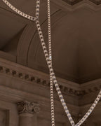 Lustra Chandelier Cristal Doré LED 3-Lignes - Neutralighting