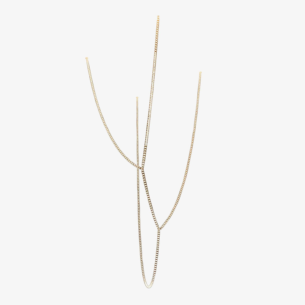 Lustra Chandelier Chrome Cristal Entrelacé Lignes - Neutralighting