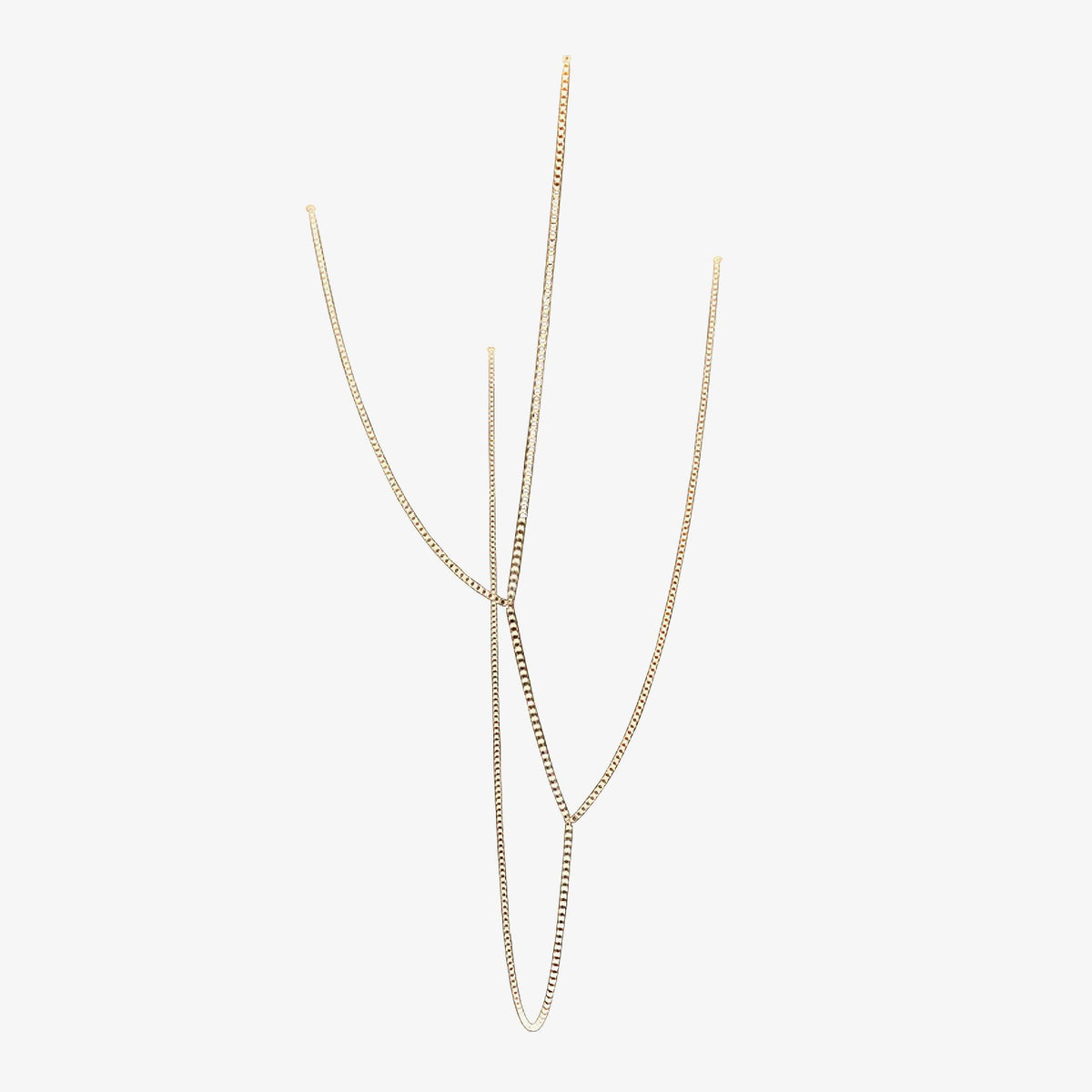 Lustra Chandelier Chrome Cristal Entrelacé Lignes - Neutralighting