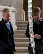 Lustra Chandelier Cristal Doré LED 3-Lignes - Neutralighting