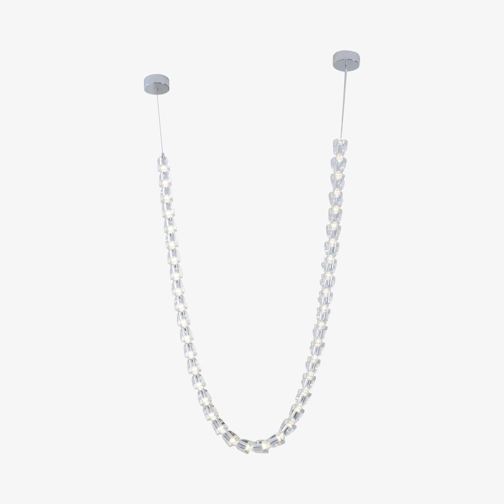 Lustra Chandelier Cristal Doré LED 3-Lignes - Neutralighting