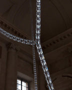 Lustra Chandelier Cristal Doré LED 3-Lignes - Neutralighting