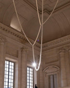 Lustra Chandelier Cristal Doré LED 3-Lignes - Neutralighting