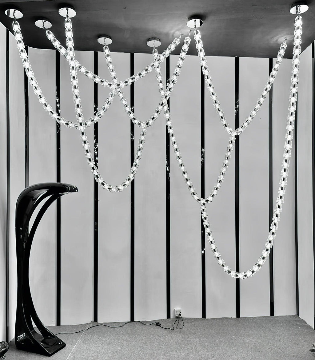 Luminara Chandelier Cascade en Cristal - Neutralighting