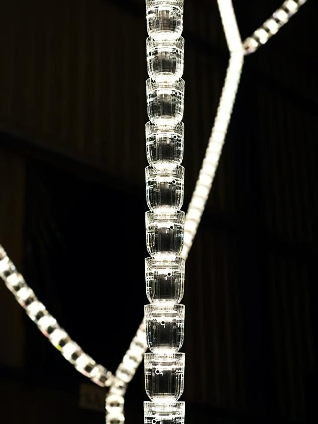 Luminara Chandelier Cascade en Cristal - Neutralighting