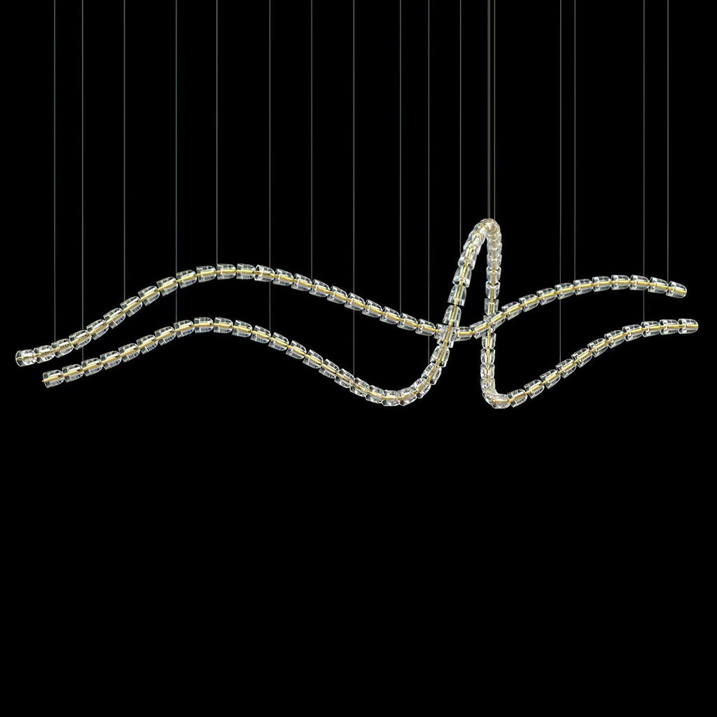 Luminara Chandelier Cascade en Cristal - Neutralighting