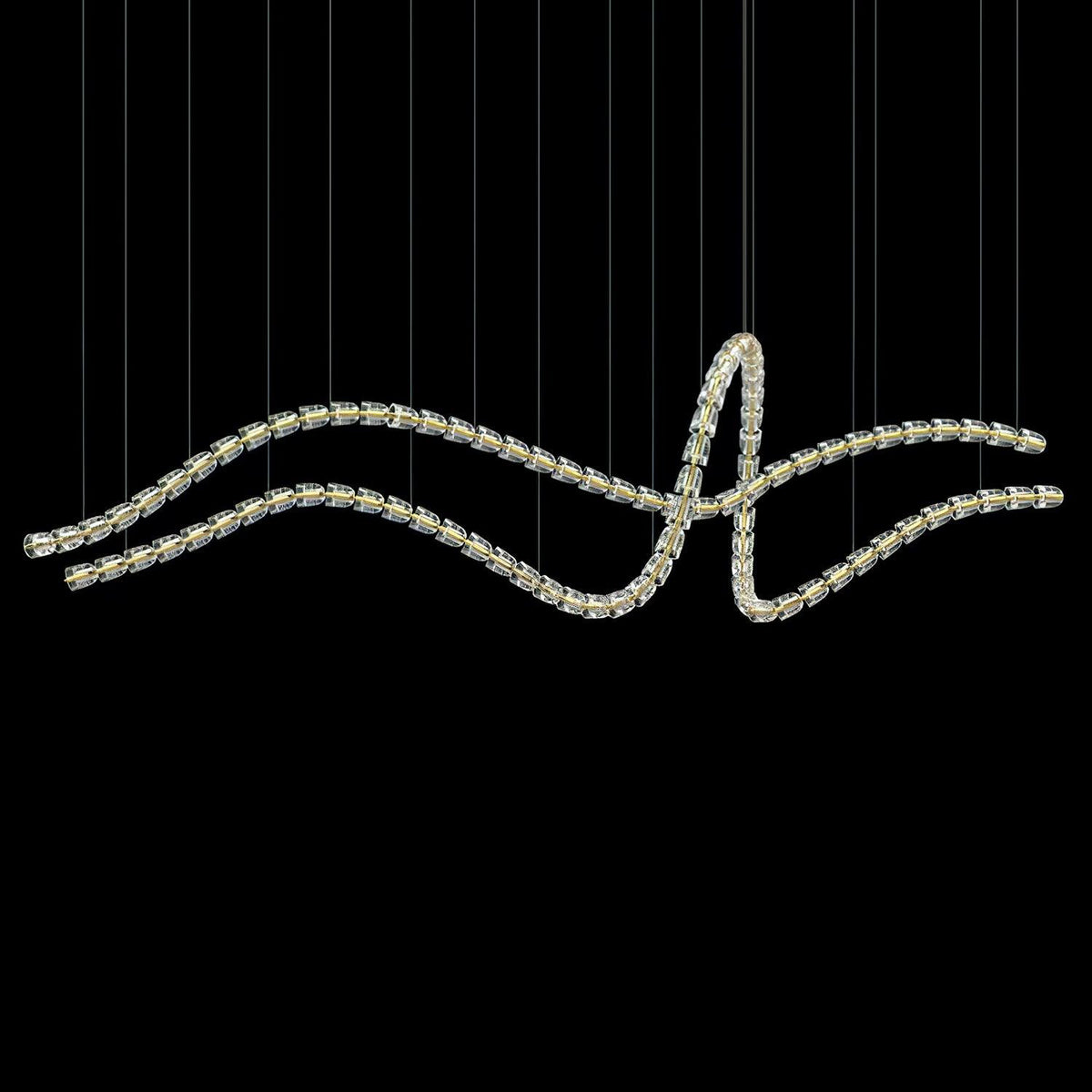 Luminara Chandelier Cascade en Cristal - Neutralighting