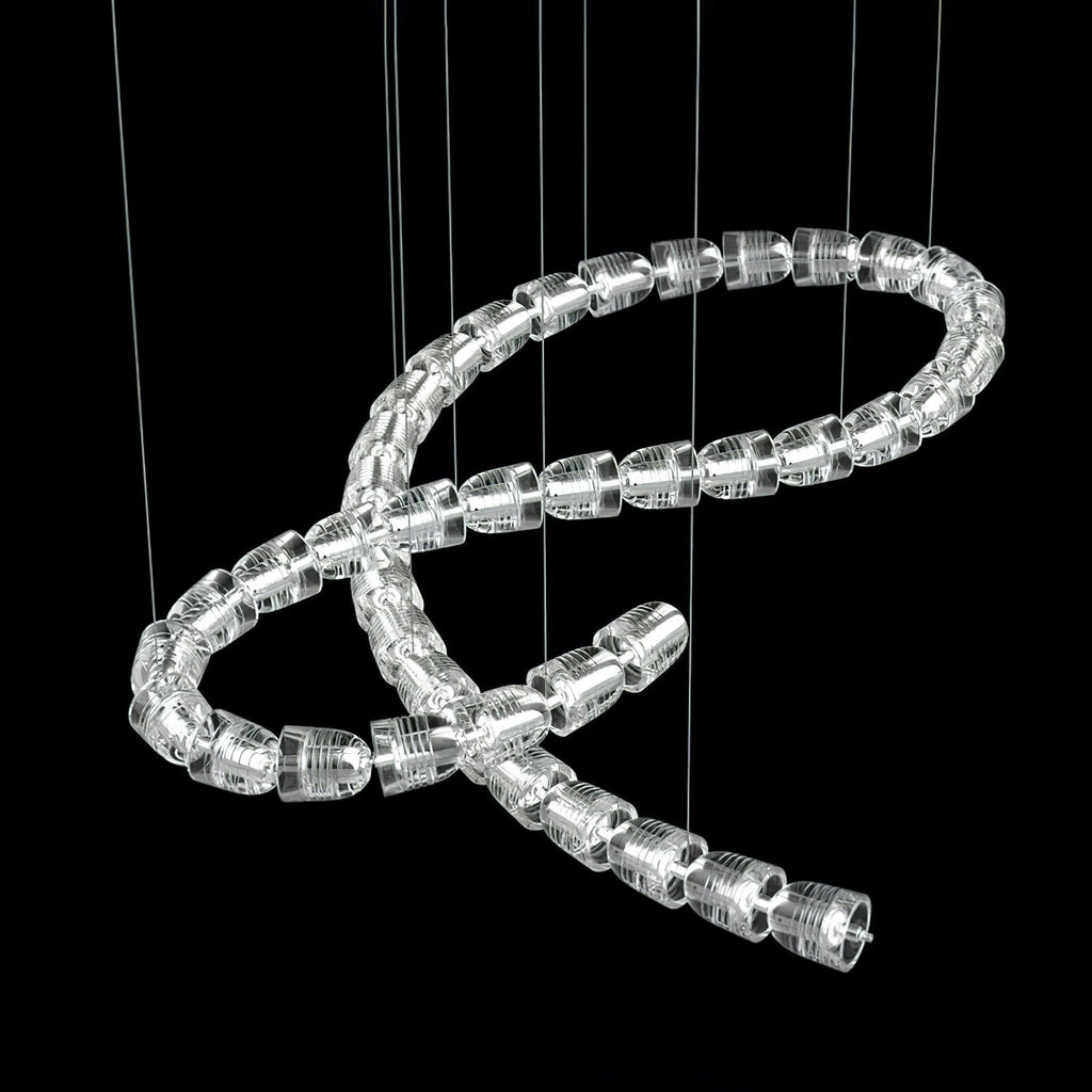 Luminara Chandelier Cascade en Cristal - Neutralighting