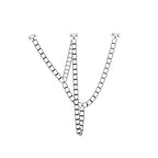 Lustra Chandelier Cristal Doré LED 3-Lignes - Neutralighting