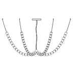 Lustra Chandelier Cristal Doré LED 3-Lignes - Neutralighting