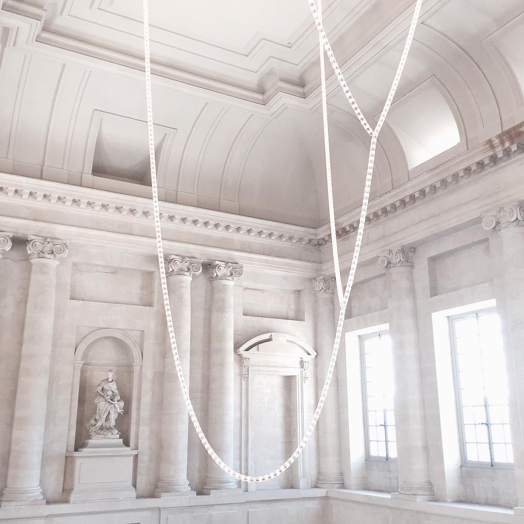 Lustra Chandelier Cristal Doré LED 3-Lignes - Neutralighting