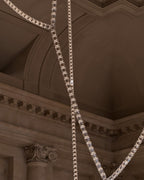 Lustra Chandelier Cristal Doré LED 3-Lignes - Neutralighting
