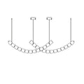 Cascade Chandelier Moderne en Acrylique - Neutralighting