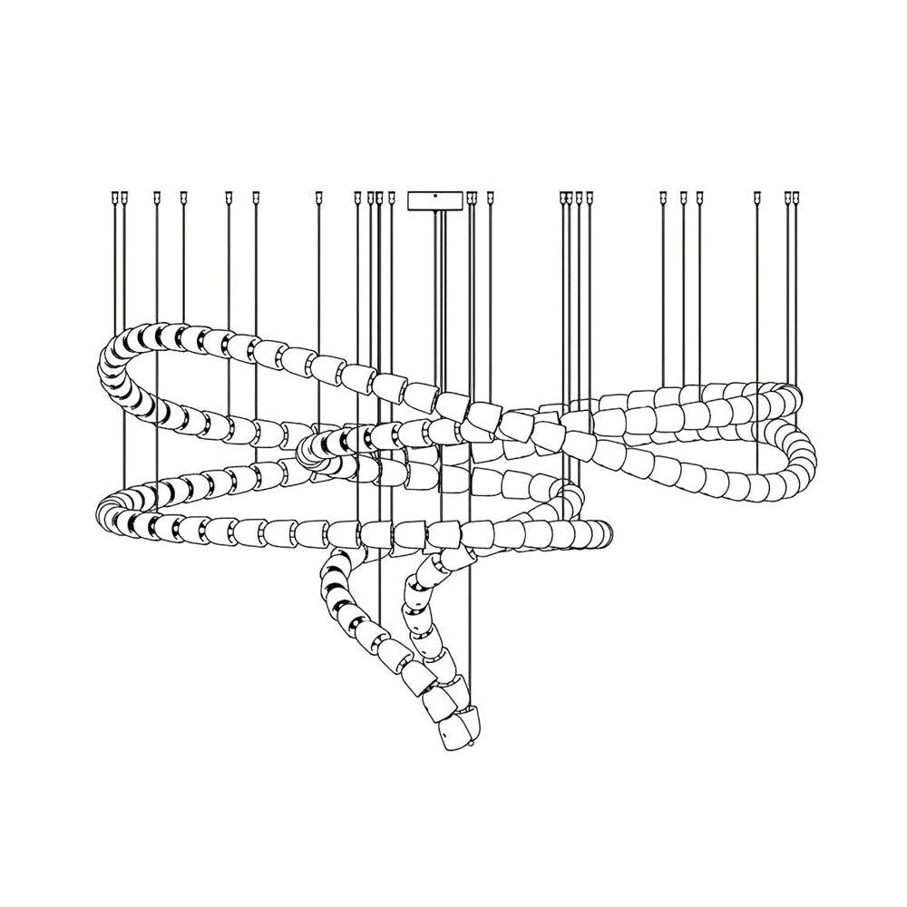 Cavenira Art Déco Crystal Lustre - Neutralighting