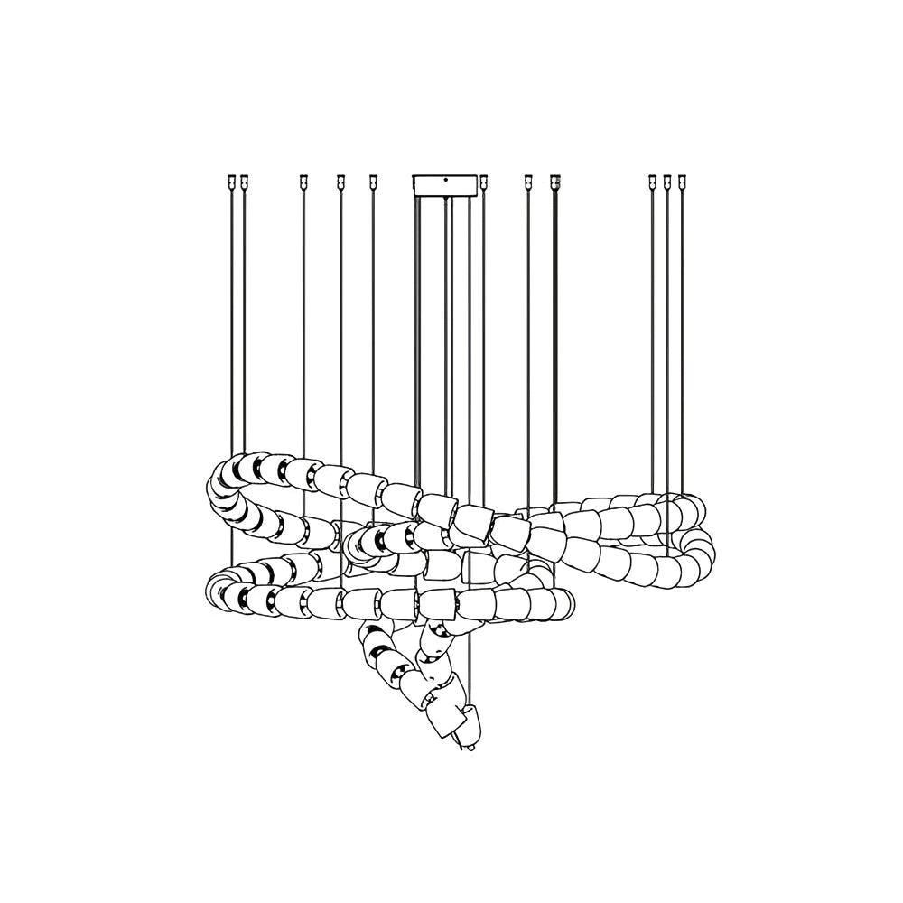 Cavenira Art Déco Crystal Lustre - Neutralighting