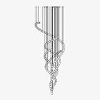 Cavenira Art Déco Crystal Lustre - Neutralighting