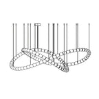 Nysilisra Luxe Crystal Suspension Lumière - Neutralighting