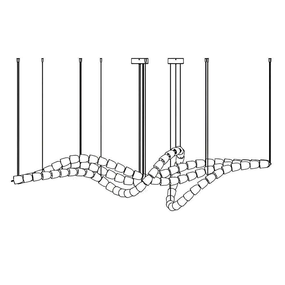 Zevenila Moderne Acrylique Lustre - Neutralighting