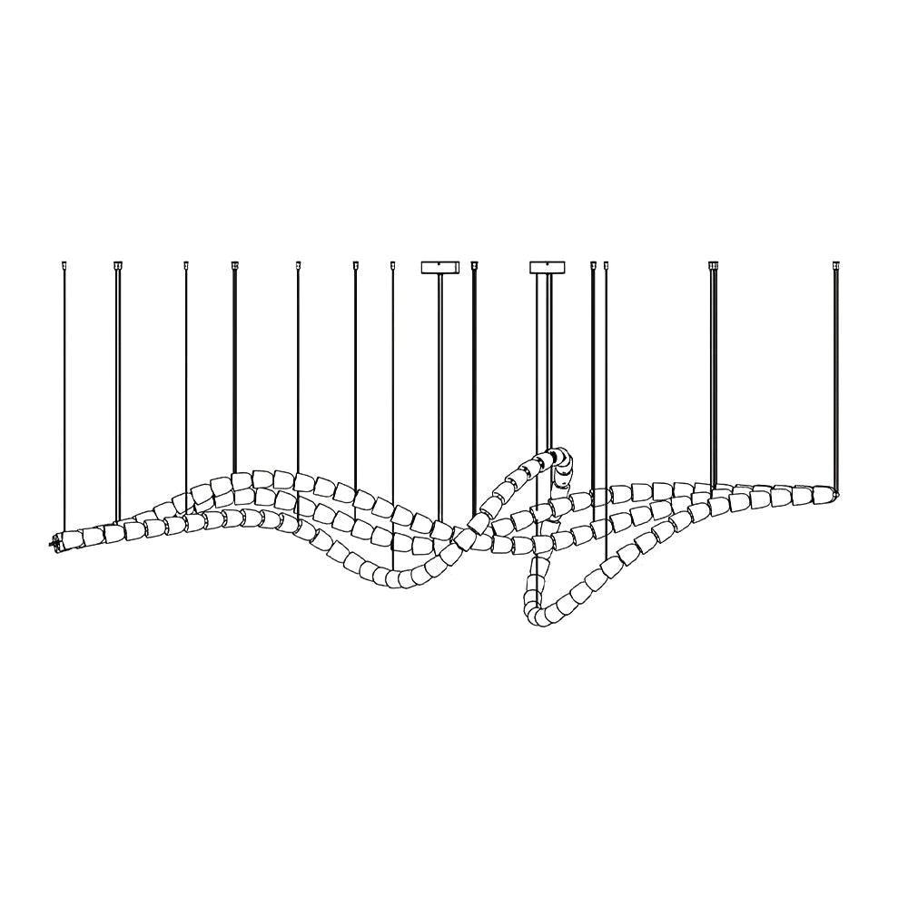 Zevenila Moderne Acrylique Lustre - Neutralighting