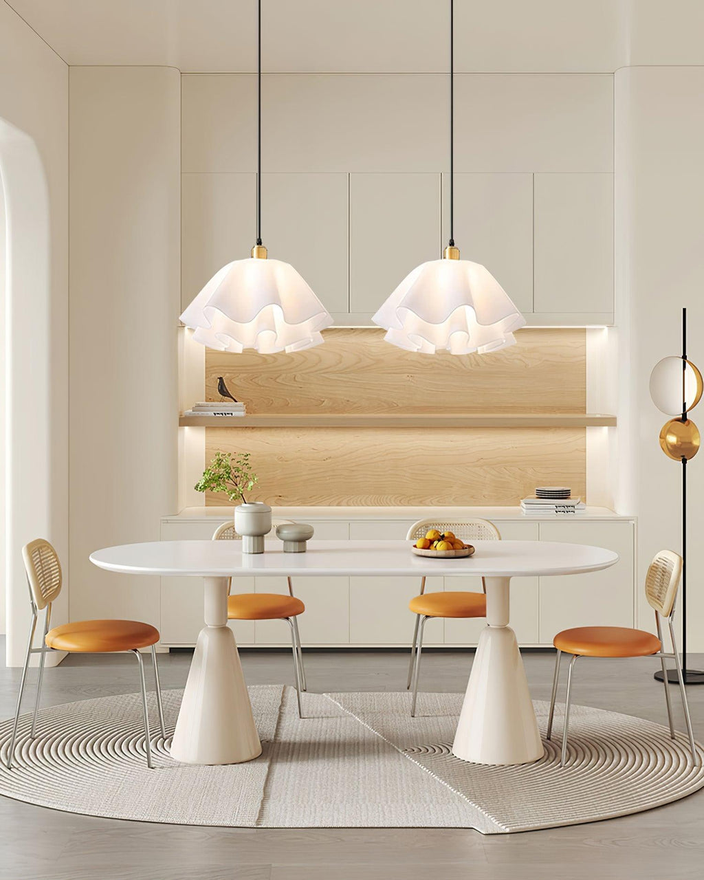 Lunisse Suspension moderne à pétales - Neutralighting