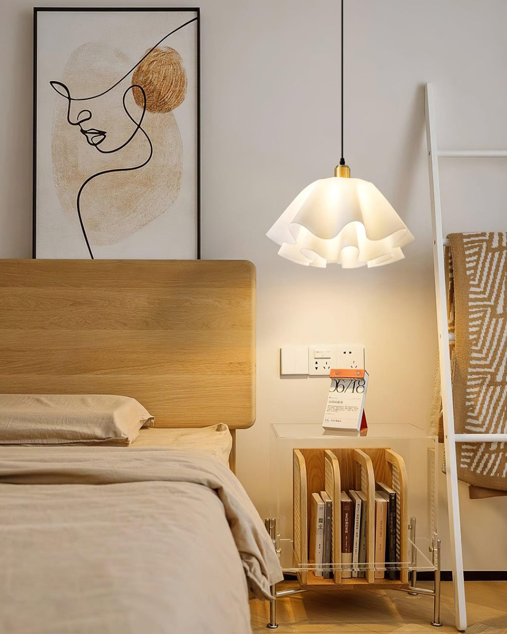 Lunisse Suspension moderne à pétales - Neutralighting