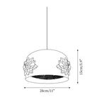 Gaina Suspension Florale Tambour - Neutralighting