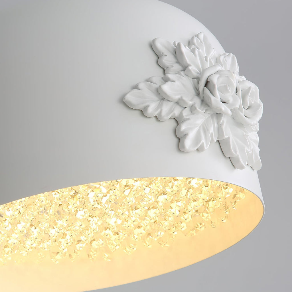 Gaina Suspension Florale Tambour - Neutralighting