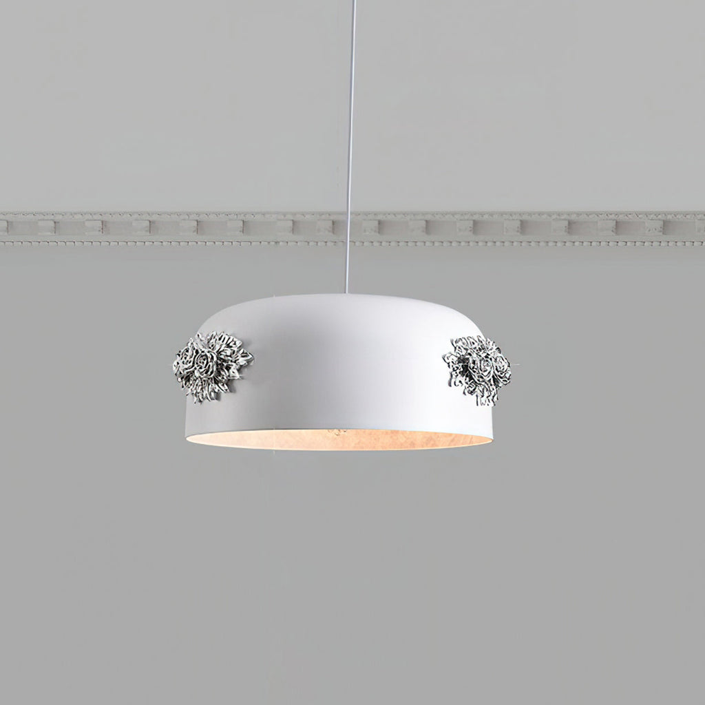 Gaina Suspension Florale Tambour - Neutralighting
