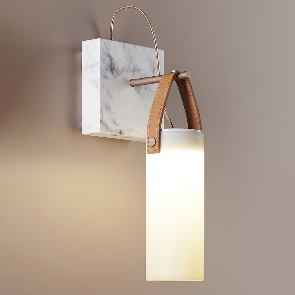 Zerinen Applique Murale Marbre Verre Minimaliste Moderne - Neutralighting
