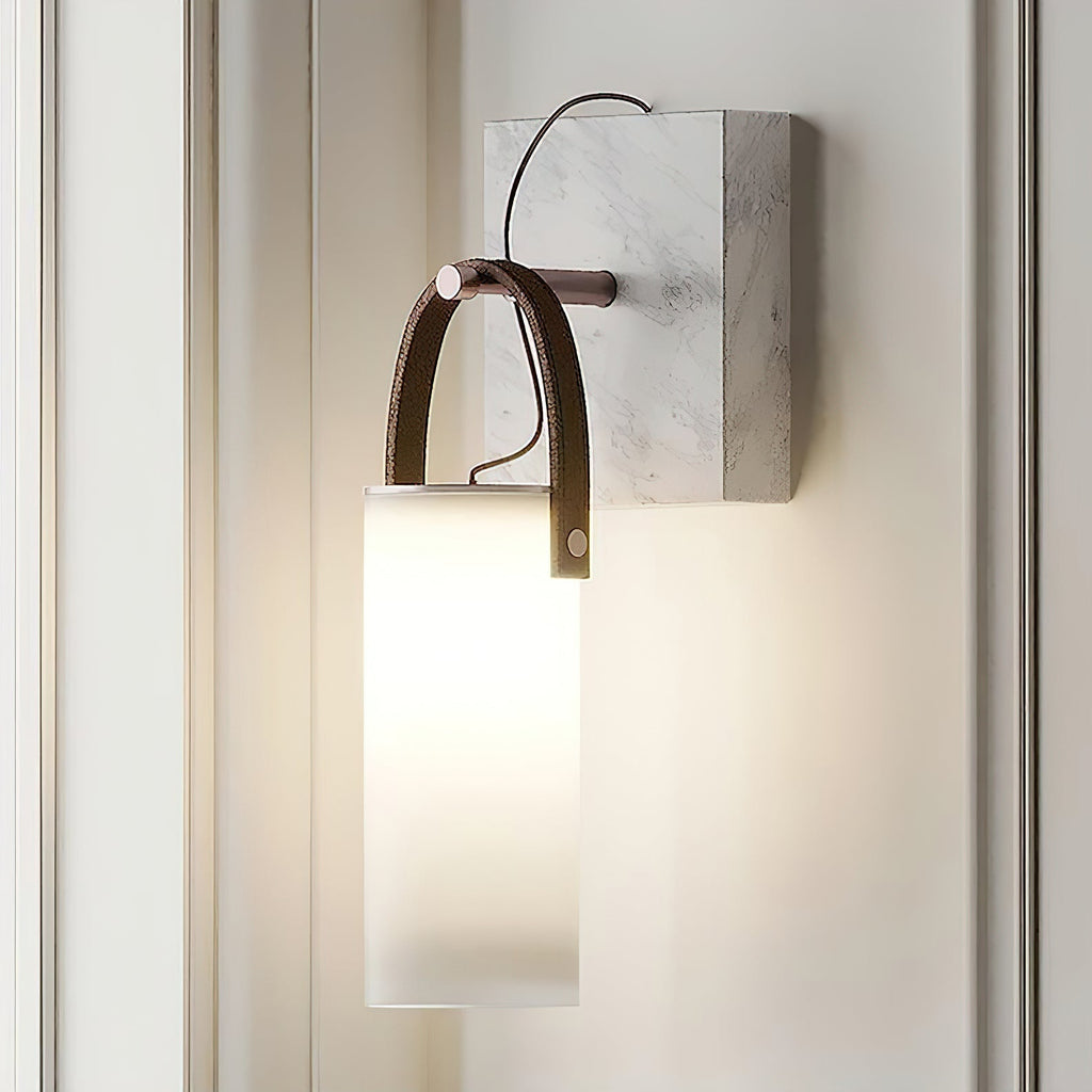 Zerinen Applique Murale Marbre Verre Minimaliste Moderne - Neutralighting