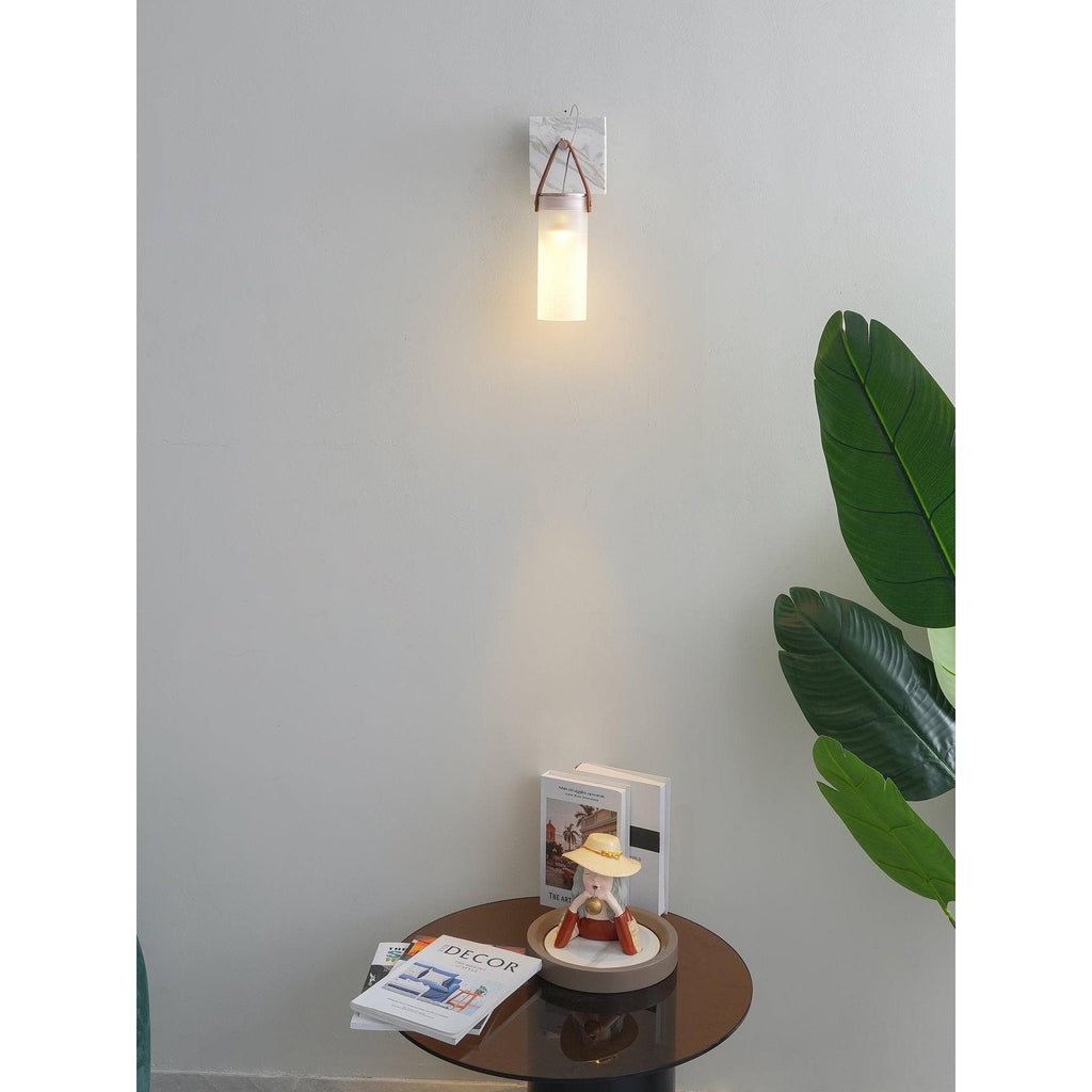 Zerinen Applique Murale Marbre Verre Minimaliste Moderne - Neutralighting