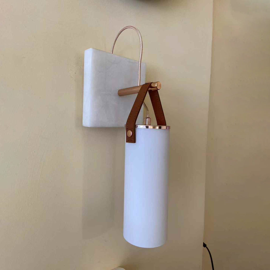 Zerinen Applique Murale Marbre Verre Minimaliste Moderne - Neutralighting
