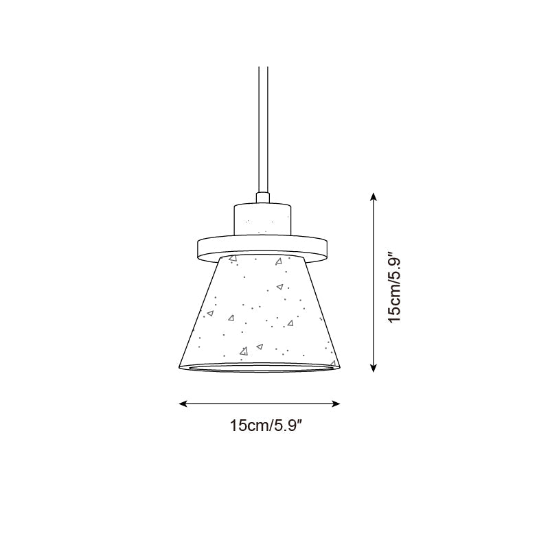 Jovia Suspension en Travertin - Neutralighting