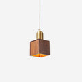 Emberin Suspension en bois de formes assorties en bois massif et laiton - Neutralighting