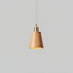 Emberin Suspension en bois de formes assorties en bois massif et laiton - Neutralighting